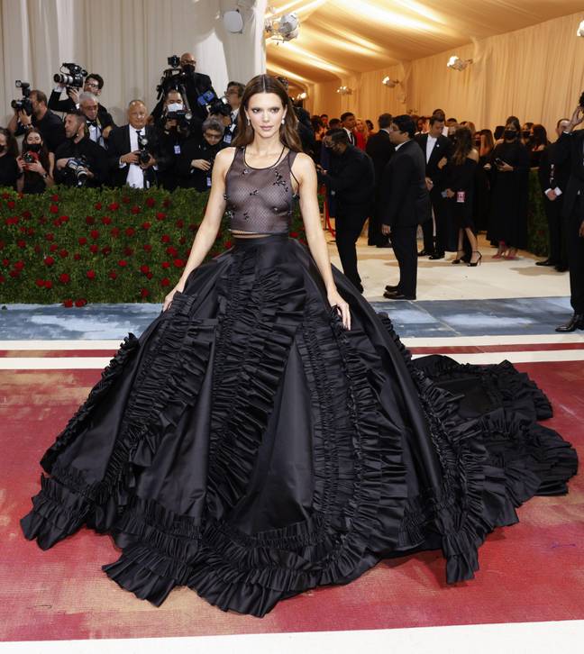 Kendall Jenner attended the Met Gala this year. Credit: Alamy