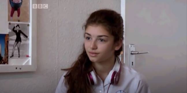 A young Mimi Keene was on School for Stars (Credit: CBBC)