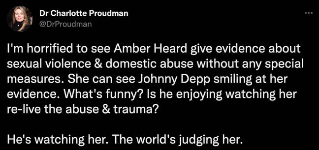 Dr Charlotte Proudman has shared her horror at how the case is being handled. (Credit: Twitter/Dr Charlotte Proudman)