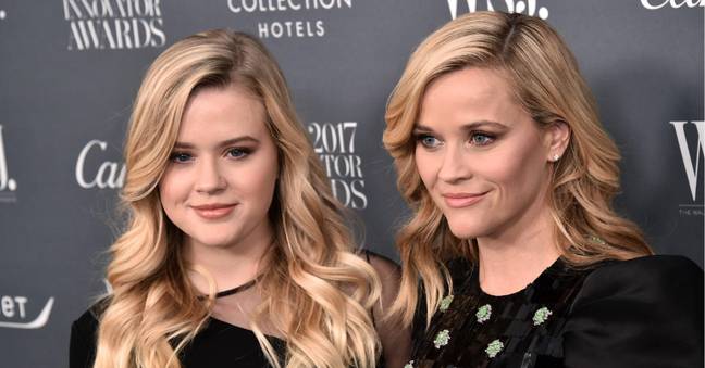 Reese Witherspoon and her daughter are like carbon copies of each other. Credit: Everett Collection Inc/Alamy Stock Photo