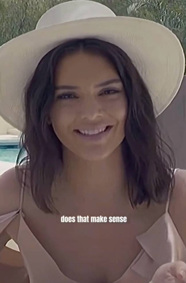 Kendall was seen on TikTok trying to explain the 'loose' family connection. (Credit: TikTok/@all_about_kardashian)