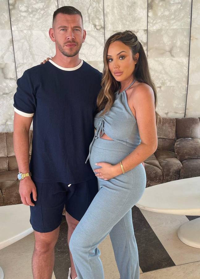 Charlotte and Jake shared their gender reveal. Credit: Charlotte Crosby/Instagram