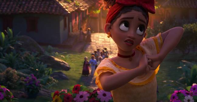 Dolores reveals her feelings for Mariano in We Don't Talk About Bruno (Credit: Disney)