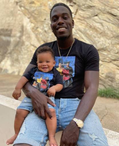 Eight-month-old Roman has already received horrific online abuse. [Credit: Instagram @marcel_rockyb]