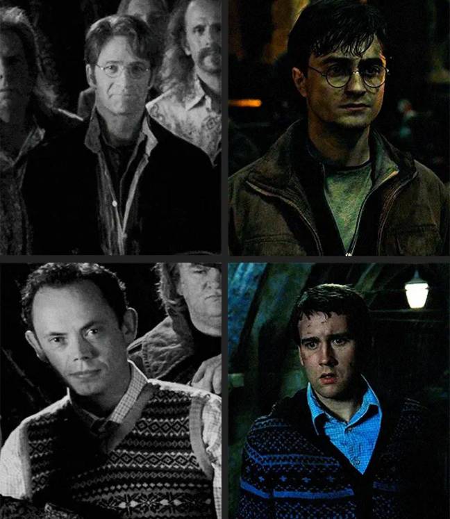 Harry Potter fans are now noticing the similarity in characters' clothes. (Credit: Warner Bros.)