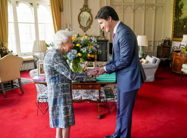 The Queen met the Canadian Prime Minister (Credit: PA Media)