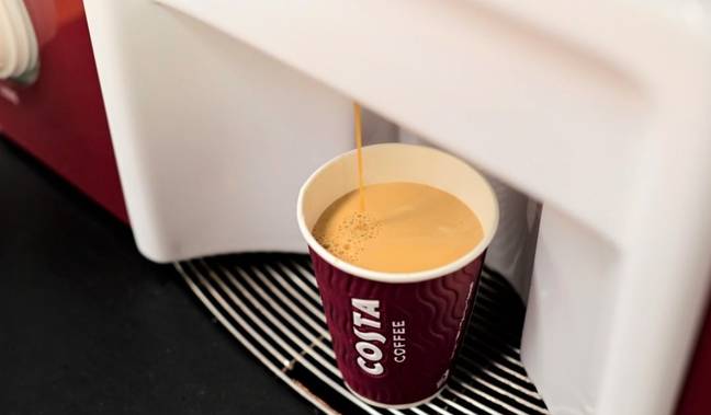 Costa has since taken the ad down from its social media pages (Credit: Costa/Instagram)