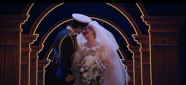 Diana's wedding will be shown in the musical (Credit: Netflix)