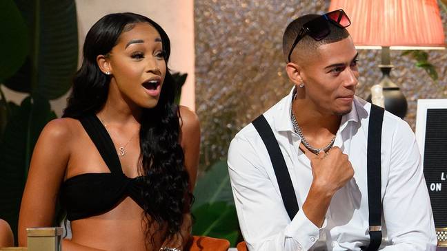 Summer and Coco had sharp words on the Love Island reunion show. Credit: ITV