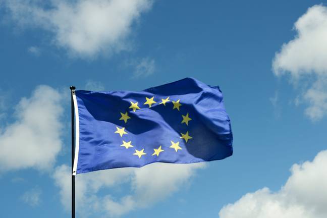The European flag. Credit: Andrew Paterson / Alamy Stock Photo