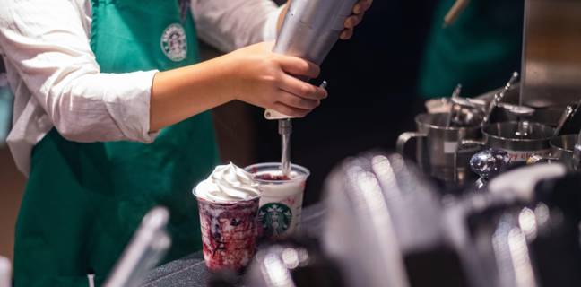 A Starbucks barista included a secret message on the cup (Credit: Alamy)