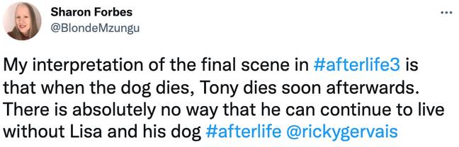 Fans on Twitter have speculated whether Tony dies at the end of the show (Credit: Twitter)