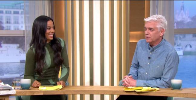 Phillip took the opportunity to apologise to Michelle for laughing. (Credit: ITV)