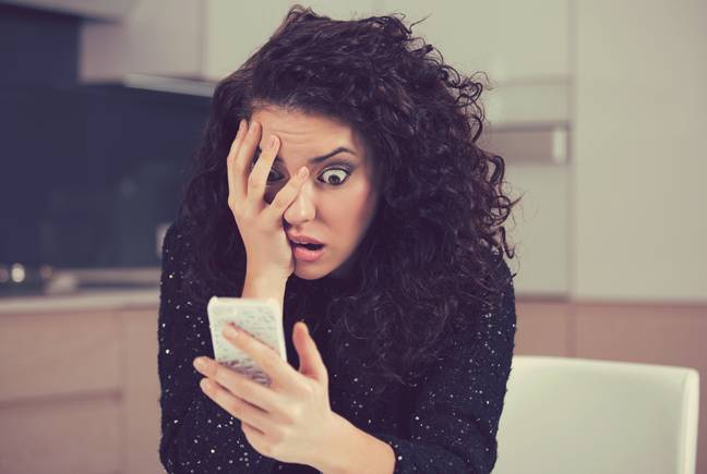 The woman sent the message to the wrong person (Credit: Shutterstock)