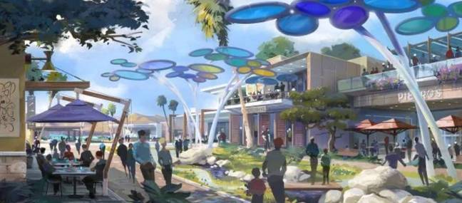 It will also feature on-site amenities from shops to theatres (Credit: Disney)