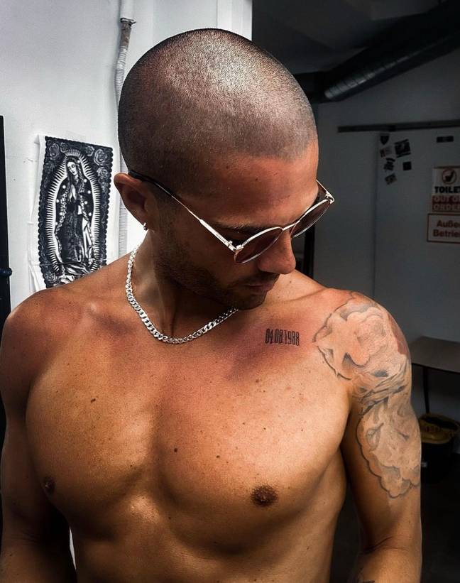 Max revealed the meaning behind his new tattoo. Credit: @maxgeorge/Instagram