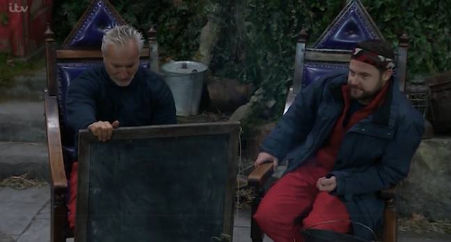 It was up to David and Danny as camp leader and deputy to make the decisions (Credit: ITV)