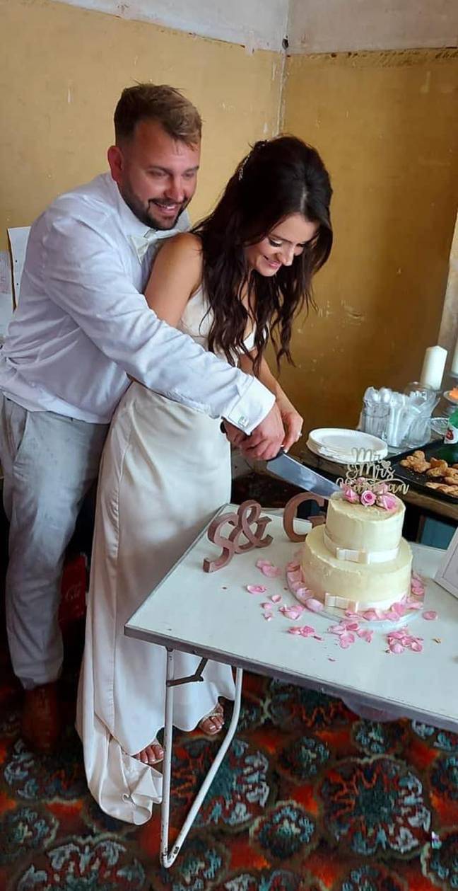 The couple had over £800 in gifts (Credit: Caters)