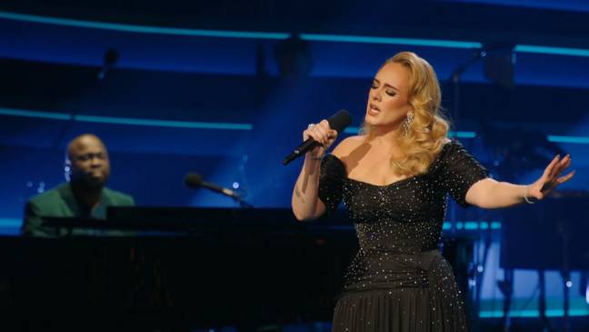 The one=off concert was Adele's first UK performance in four years (Credit: ITV)