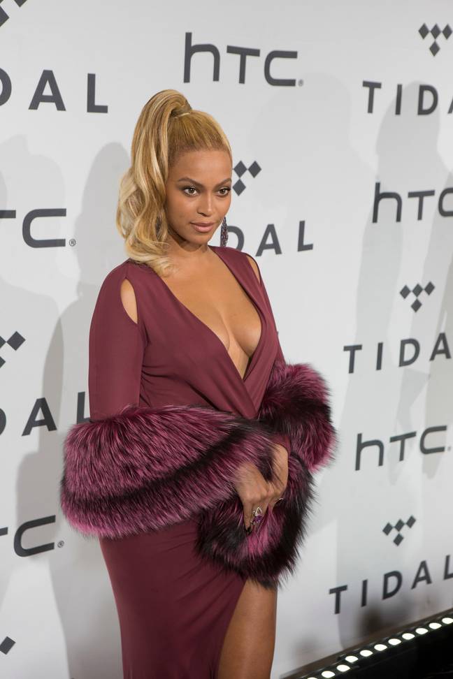 The only other bespoke version of the coat belongs to none other than Beyoncé. [Credit: Alamy]