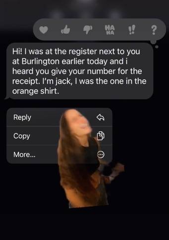 Ally received a message from a stranger (Credit: TikTok/@allyh0pe)