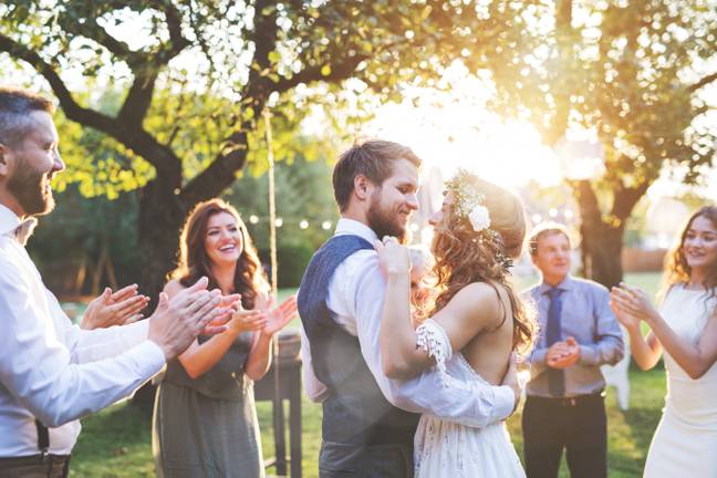 Wedding parties are being advised not to go ahead (Credit: Shutterstock)