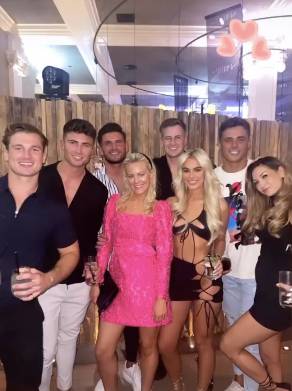 Lillie was out with previous Love Island contestants (Credit: Instagram: Georgia Townend)