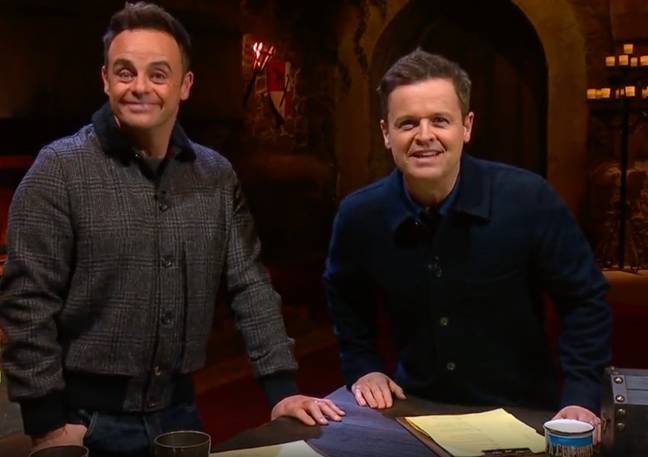 Ant and Dec made a joke about the alleged party (Credit: ITV)