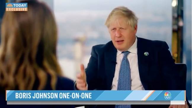 Boris said he has six children (Credit: NBC)