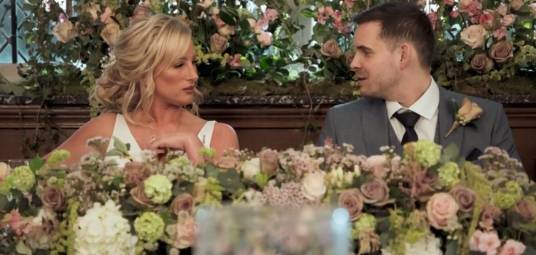 Luke and Morag tied the knot during last night's show (Credit: E4)