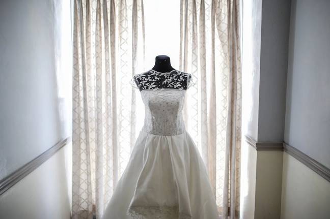 A wedding dress. Credit: Pexels