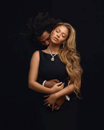 Beyonce and Jay Z are not pregnant. (Credit: Tiffany&amp;Co/Beyonce/Instagram)