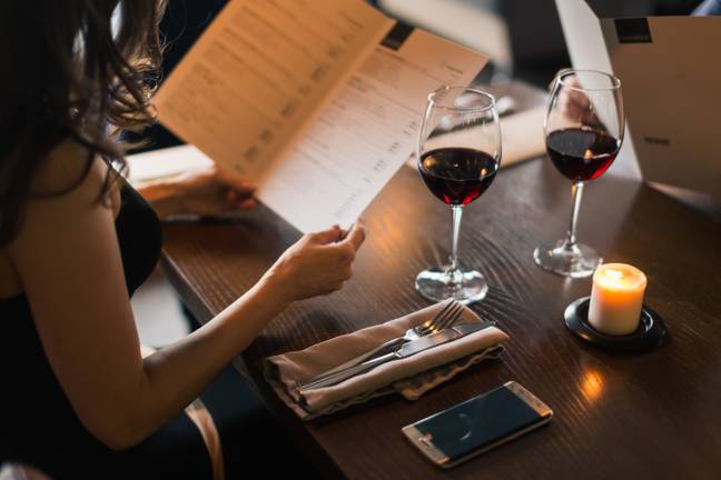 A man has sparked debate online after ordering dinner for his date, without asking her what she wanted (Credit: Shutterstock)