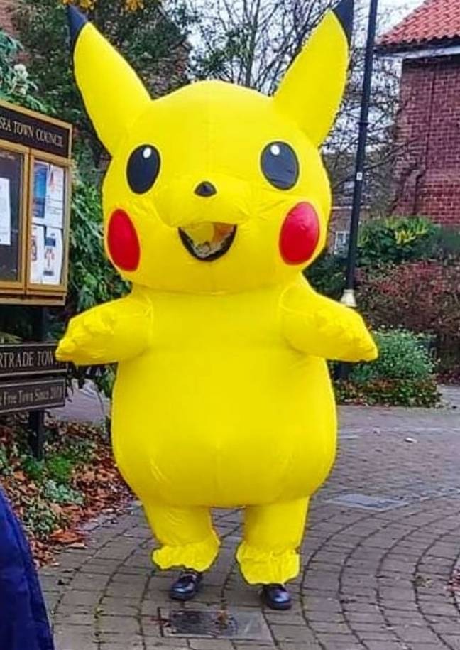 Alice dressed up as Pikachu (Credit: Kennedy)
