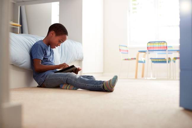 The 10-year-old is an only child (stock image). Credit: Alamy.