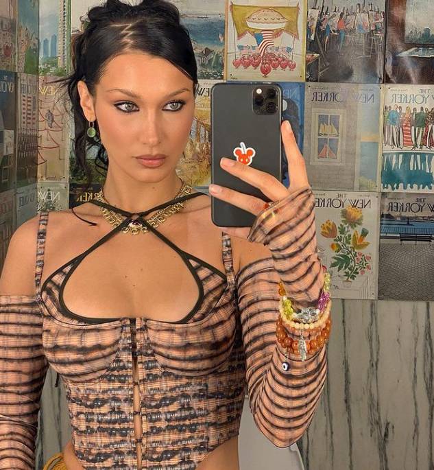 Bella Hadid is a fan of the hairstyle (Credit: Instagram/Bella Hadid)