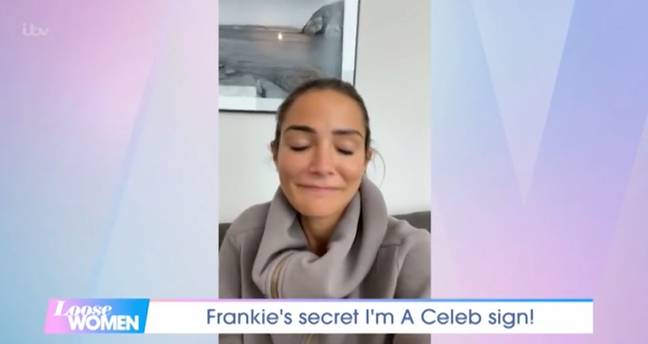 Frankie had been practising the shoulder wiggle in isolation (Credit: ITV)