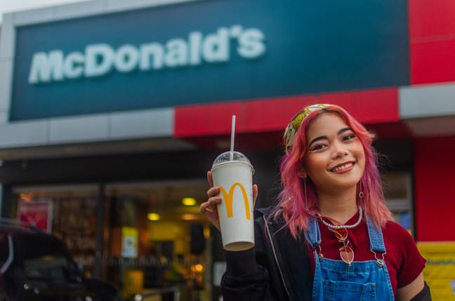 People are just discovering that you can turn McDonald’s cups into ‘sippy cups’, and we’re shook (Unsplash).