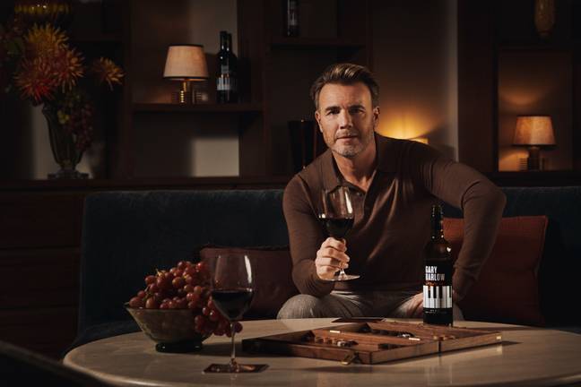 Gary Barlow revealed his wine collection on social media (Credit: Gary Barlow Wines/Twitter) 