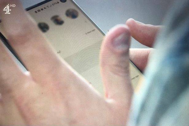 Viewers were left shocked that people text their friends for threesomes (Credit: Channel 4)
