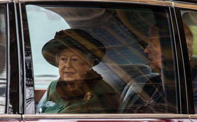 Andrew arrived with the Queen (Credit: Alamy)