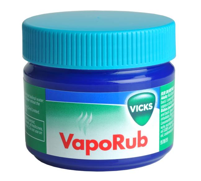 Jason was gifted a tub of Vicks Vaporub by his best friend (Credit: Alamy)