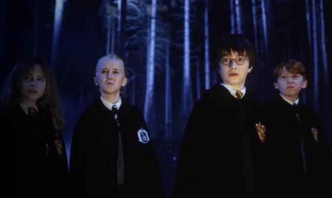 The Hogwarts students regularly traversed the Forbidden Forest (Credit: Warner Bros)