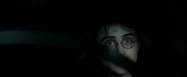 Harry is shook watching the drama unfold (Credit: Warner Bros.)