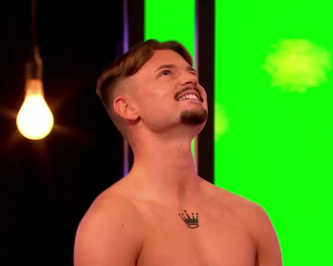 Last week, contestant Luke horrified viewers with his pick up line. (Credit: Channel 4)
