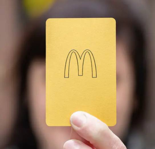 You'll want to get your hands on this gold card (Credit: McDonald's)