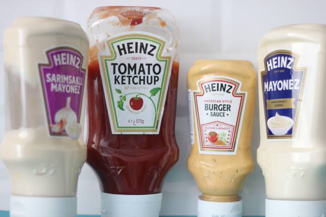 Heinz sauces. Credit: Alamy / mixtapedream 