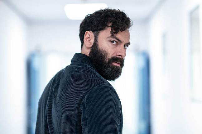 Aidan Turner plays a man with a double life (Credit: ITV)