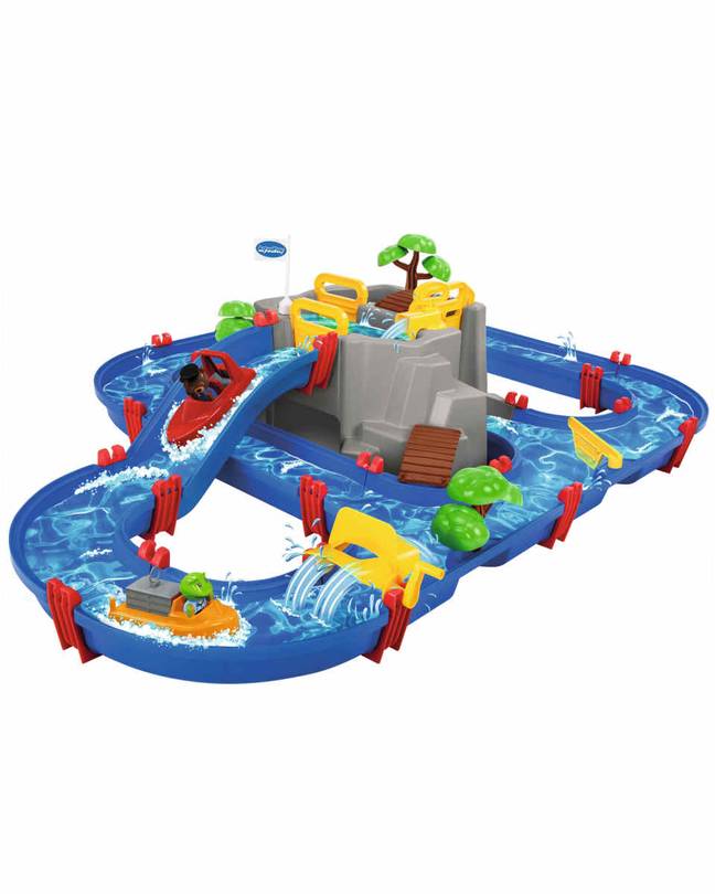 The Aquaplay Mountain Lake is some more interactive fun for any kids in your life (Credit: Aldi)