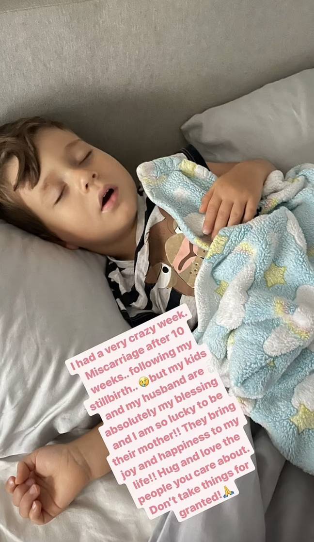 Maya shared the sad news on her Instagram Story. Credit: Instagram/Maya Vander